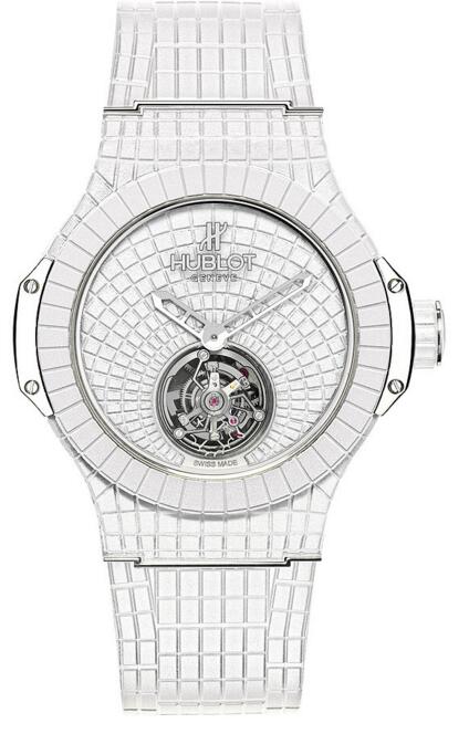 fake Hublot Big bang Tourbillon Men's White Wrist Watch Tourbillon Limited 305.RW.2910.RW